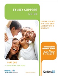 “Family Support Guide” “For the parents of a child or adult with a disability”