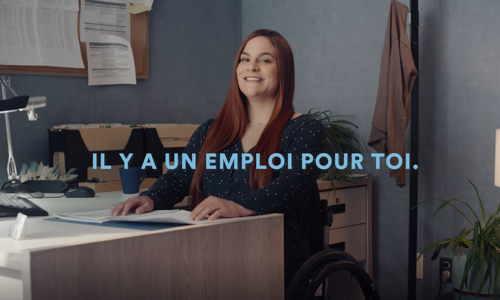 il y a un emploi pour toi.