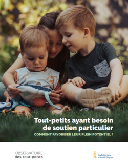 Couverture du document Tout-petits ayant besoins de soutien particulier.