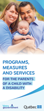 Programs, measures and services for the parents of a child with a disability