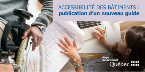 Couverture du Guide sur l'accessibilité des bâtiments.