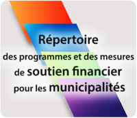 Couverture du guide : Répertoire des programmes et mesures pouvant soutenir les municipalités et leurs partenaires dans la réduction des obstacles à la participation sociale de leurs citoyens handicapés.