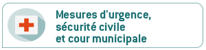 Ouvrir la catégorie : Mesures d'urgence, sécurité civile et cour municipale dans une nouvelle page.